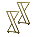 Подстолье для консольного стола Ironweld 42×30 см сталь золотое