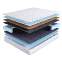 Матрас Dreamexpert Base Duos Bonnel DEXDE9488638 65x200x17 см зависимый пружинный блок 1-спальный