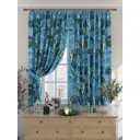 Комплект штор At home Базовая коллекция AT925431 на шторной ленте 180x150 см цвет синий