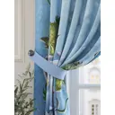 Комплект штор At home Базовая коллекция AT925428 на шторной ленте 180x150 см цвет синий