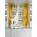 Комплект штор At home Базовая коллекция AT920774 на шторной ленте 180x150 см цвет желтый
