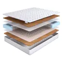 Матрас Dreamexpert Base Hard 1 Bonnel DEXDE9487608 105x200x19 см зависимый пружинный блок 1.5-спальный