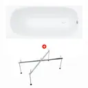 Ванна акриловая Enio Verso 180x70 EN7030708 с каркасом белая