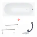 Ванна акриловая Enio Verso 180x70 EN7030708 с ножками белая