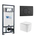 Комплект инсталляция с унитазом Weltwasser 542076 цвет белый