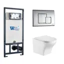 Комплект инсталляция с унитазом Weltwasser 542386 цвет белый