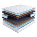 Матрас Dreamexpert Base Foam 15 Hard Bonnel DEXDE7613272 110x180x18 см зависимый пружинный блок 1.5-спальный