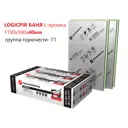 Плиты теплоизоляционные Технониколь Logicpir Баня Г1 Ф/Ф L-кромка 1190x590x40мм 4.21м² 6шт