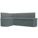 Диван кухонный Лига диванов Токио 122532L 202 x 80 x 125 см цвет амур серый