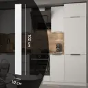 Фальшпанель для кухонного шкафа Инта 10x102 см KONSENSA МДФ цвет белый