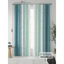 Комплект штор на шторной ленте At HomeAT933161 150x280 см, 2 шт, цвет бирюзовый
