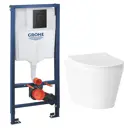 Комплект инсталляция с унитазом Grohe 6196707YD0 цвет белый
