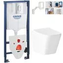Комплект инсталляция с унитазом Grohe 4M240N5527 цвет белый
