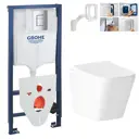 Комплект инсталляция с унитазом Grohe T7963467T1 цвет белый