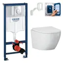 Комплект инсталляция с унитазом Grohe 372135103 цвет белый