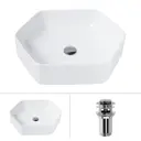 Раковина накладная в ванную Helmken 36653000 комплект 2 в 1 53.50x40.50 хром