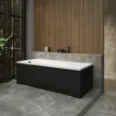 Ванна акриловая Helmken Vespera S2949644F1 150 x 70 комплект 3 в 1 цвет белый/черный