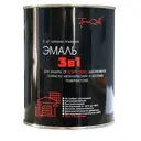 Грунт-эмаль 3 в 1 Триоль белая полуматовая 0.8 кг