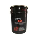 Грунт-эмаль 3 в 1 Триоль серая полуматовая 5 кг