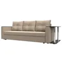 Диван Лига Диванов Атланта Лайт 112470R 241x85x79 см велюр цвет бежевый