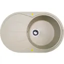 Мойка для кухни Zigmund & shtain KREIS OV 770 B Осенняя трава 49.5x77 см глубина чаши 21 см гранит цвет бежевый