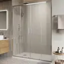 Душевая дверь Belbagno 587852 150см эффект стекла прозрачный раздвижной
