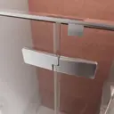 Душевая дверь Cezares 587840 100см эффект стекла прозрачный распашной