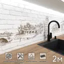 Стеновая панель матовая Фартукофф ФФ - 113 200x60x0.15 см ПВХ цвет бежевый