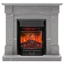 Каминокомплект Realflame Andrea Std Gr-F716 с очагом Majestic Lux Bl 750Вт мрамор серый