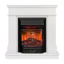 Каминокомплект Realflame Selena std wt-p512 с очагом Majestic lux bl 750Вт молочный