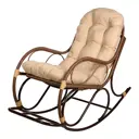 Кресло-качалка Bigarden 64x55x110 см сталь коричневый