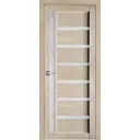 Дверь межкомнатная Uberture Модерн 10102 остеклённая 200x90см пленка ПВХ цвет лиственница без замка и петель