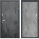 Входная дверь Labirintdoors Лофт П-24 правый 205x88см бетон светлый/бетон темный