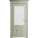 Дверь межкомнатная Uberture Florence style 62002 остеклённая 200x70см пленка ПВХ цвет серена светло-цвет серый без замка и петель