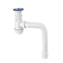 Сифон для раковины Virplast D40 мм белый 23103