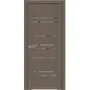 Дверь межкомнатная Uberture Uniline light soft touch 30032 остеклённая 200x70см пленка ПВХ цвет софт тортора без замка и петель