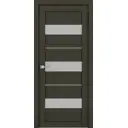 Дверь межкомнатная Uberture Eco-light 2126 остеклённая 200x60см пленка ПВХ цвет шоко велюр без замка и петель