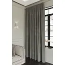 Штора на ленте Miamoza Silky 200х280 см цвет серый