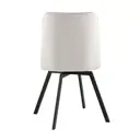 Стул Stool group Pleid 46x85.5x56 см рогожка цвет серый 2 шт.