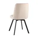 Стул Stool group Pleid 46x85.5x56 см рогожка цвет кремовый 2 шт.