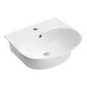 Раковина накладная подвесная Lavinia Boho Bathroom Sink 46x41 20216672R с донным клапаном и сифоном цвет матовый белый