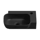 Раковина накладная подвесная Lavinia Boho Bathroom Sink 40x24 20216374R с донным клапаном цвет матовый черный