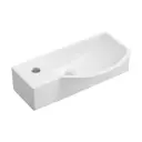 Раковина накладная подвесная Lavinia Boho Bathroom Sink 45x24 20219626R в комплекте для ванной комнаты цвет матовый черный