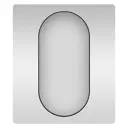 Раковина накладная подвесная Lavinia Boho Bathroom Sink 45x27 20219830R в комплекте для ванной комнаты цвет матовый черный