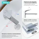 Раковина накладная подвесная Lavinia Boho Bathroom Sink 45x27 20219839R в комплекте для ванной комнаты цвет хром