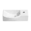 Раковина накладная подвесная Lavinia Boho Bathroom Sink 40x23 20216049R с донным клапаном цвет хром