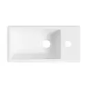 Раковина накладная подвесная Lavinia Boho Bathroom Sink 40x20 20215967R с донным клапаном цвет золото
