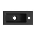 Раковина накладная подвесная Lavinia Boho Bathroom Sink 37x18 20215870R с донным клапаном цвет матовый черный