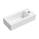 Раковина накладная подвесная Lavinia Boho Bathroom Sink 37x18 20215862R с донным клапаном, сифоном и смесителем цвет матовый черный