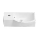 Раковина накладная подвесная Lavinia Boho Bathroom Sink 40x23 20216022R с донным клапаном цвет матовый черный